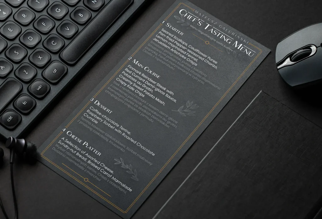 ulotka dla szwedzkiego kucharza