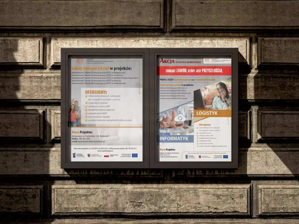 Plakat ZDZ zdobądź zawód który jest przyszłością